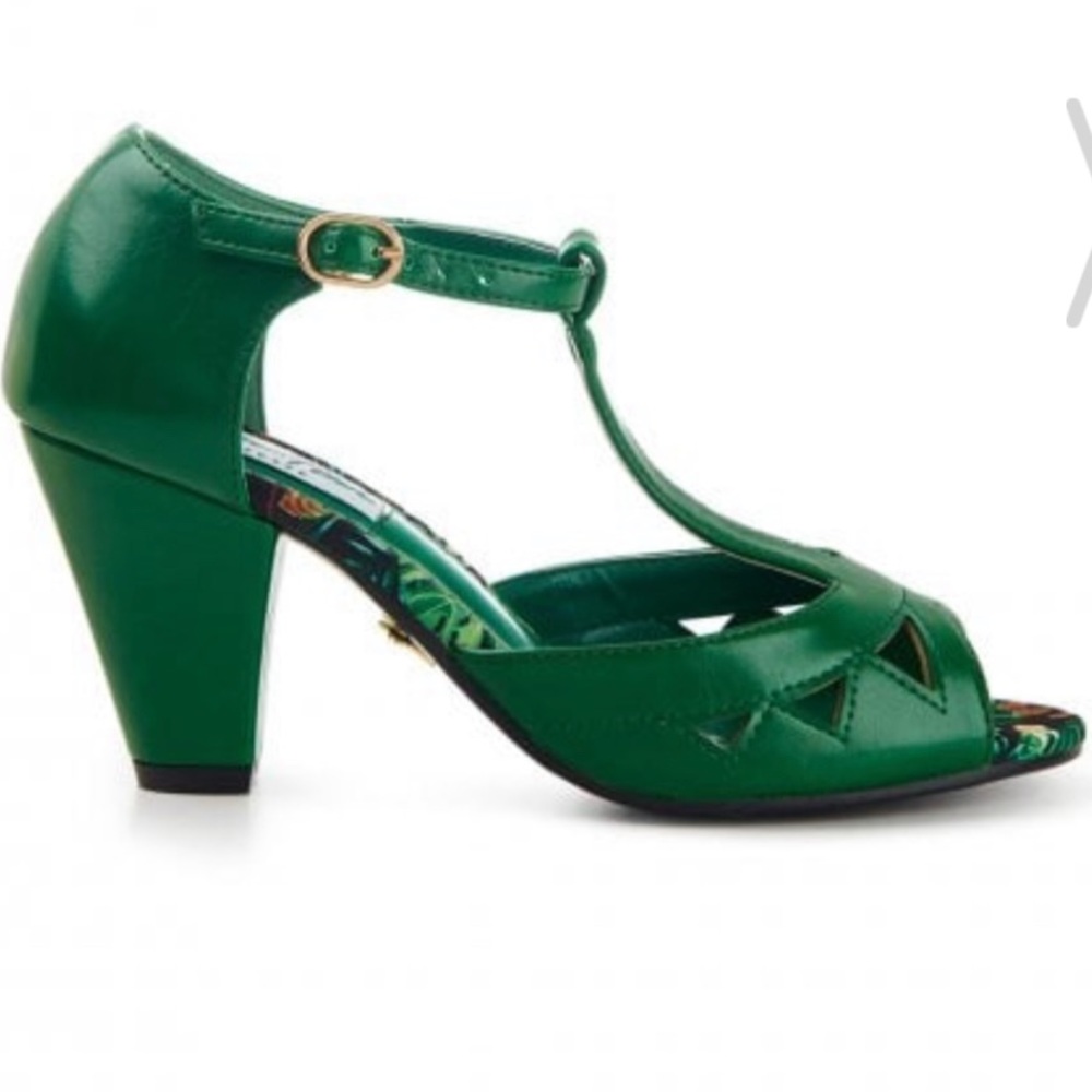 Lulu Hun Veronica Heel in green